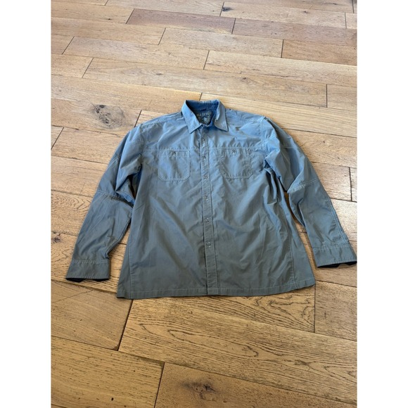 Kuhl Mens XL Convertible Hiking Shirt Long Sleeve Button Up Outdoor Travel - Picture 1 of 9